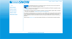 Desktop Screenshot of booking-snow.com